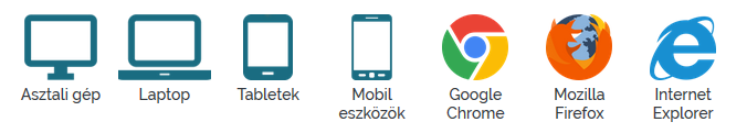 Támogatott böngészők